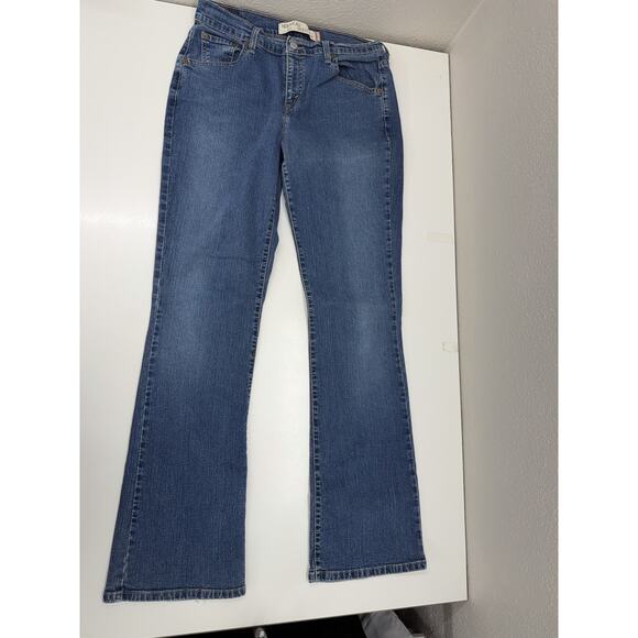 Levis Womens Jeans Size 10 L Nouveau 515 Bootcut Denim Jeans - Picture 2 of 11
